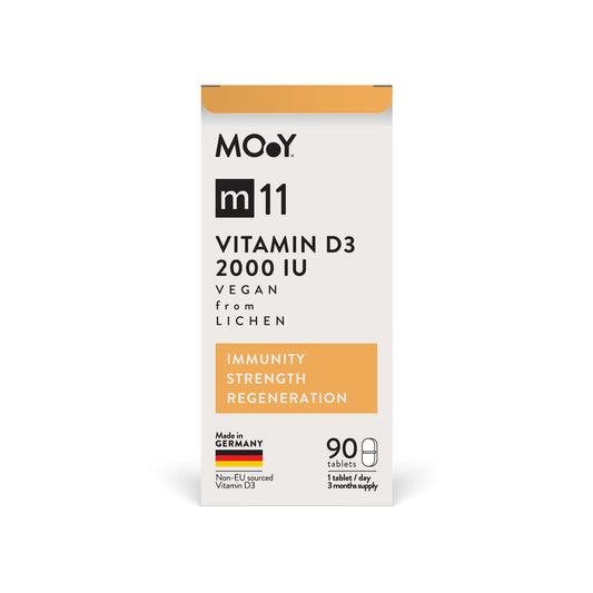 m11 Vegan Vitamin D3 2000 IU from lichen